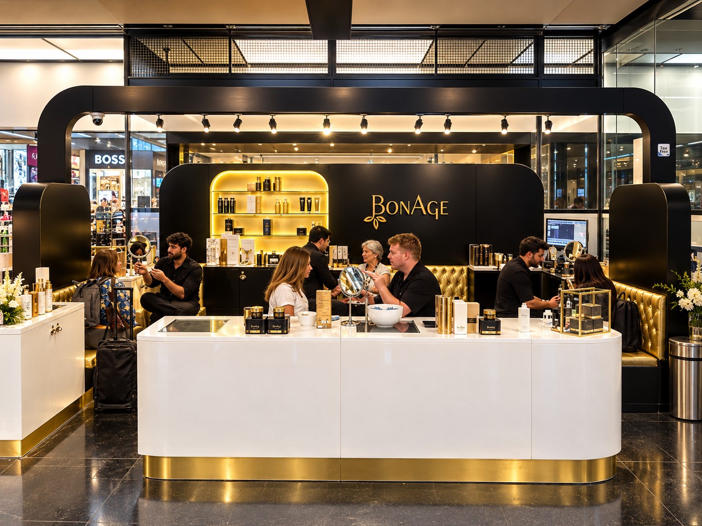 BonAge boutique and personal beauty consultations at Vienna Airport